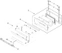 Diagram for Microwave Door Parts