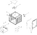 Diagram for Oven Parts (30 In)