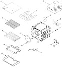 Diagram for Internal Oven Parts (30 In)