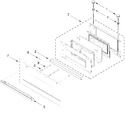 Diagram for Microwave Door Parts