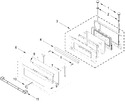 Diagram for Microwave Door Parts