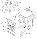 Diagram for Upper Cabinet And Front Panel Parts