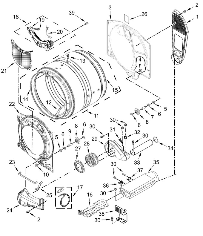 Diagram for WED560LHW2