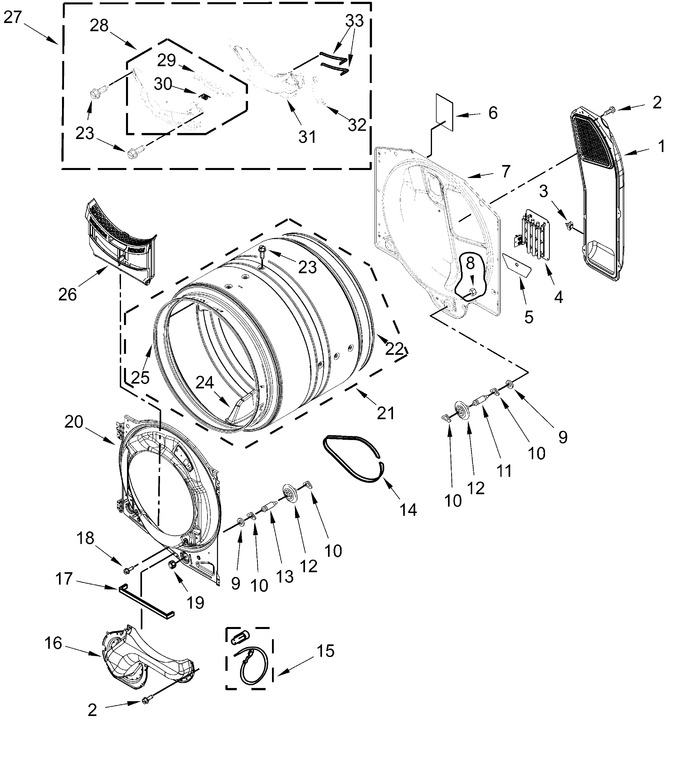 Diagram for WHD560CHW1