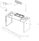 Diagram for Cabinet And Installation Parts