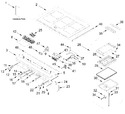 Diagram for Cooktop, Console, And Griddle Parts
