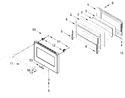 Diagram for Oven Door Parts (30 In)