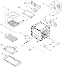 Diagram for Internal Oven Parts
