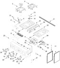 Diagram for Cooktop, Burner And Grate Parts
