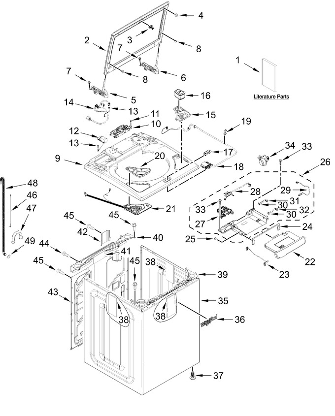 Diagram for WTW8127LW2