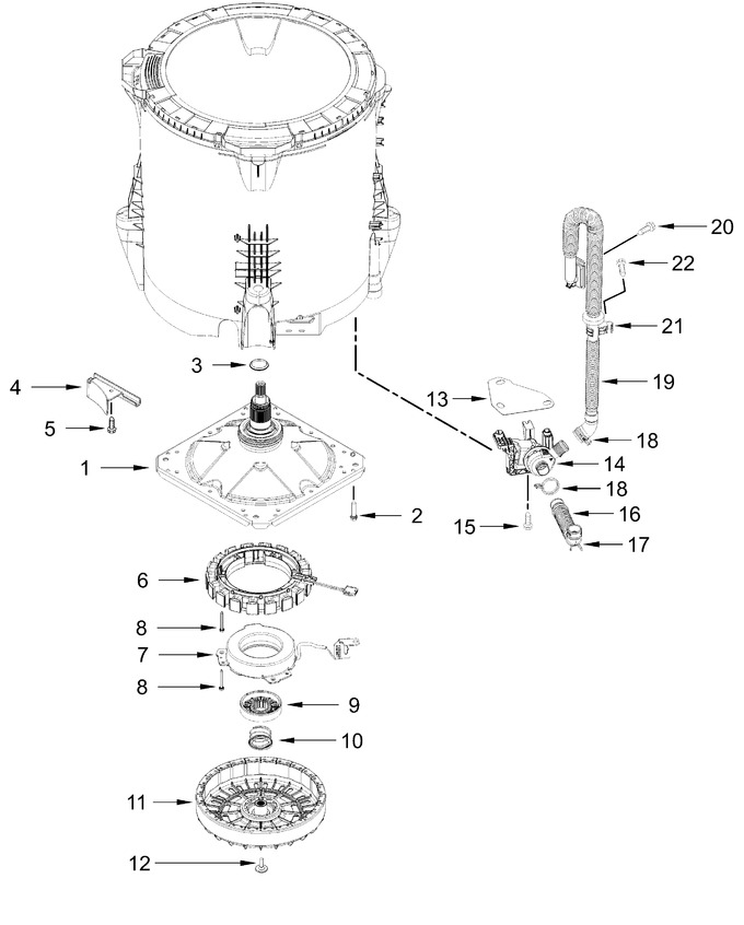 Diagram for WTW8127LW2
