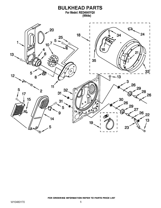 Diagram for RED4640YQ0
