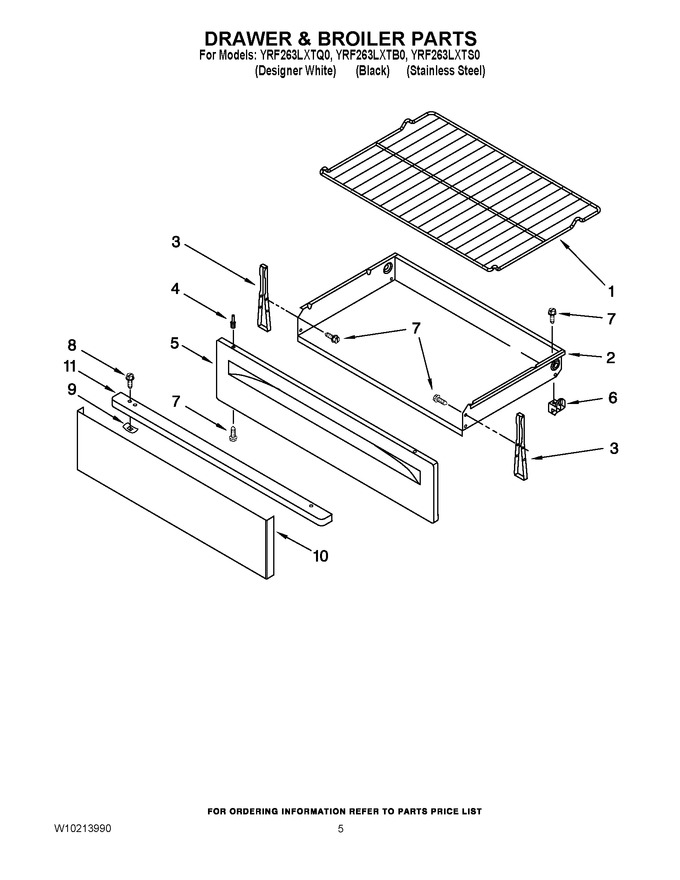 Diagram for YRF263LXTQ0