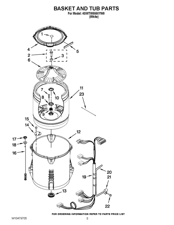 Diagram for 4GWTW5550YW0