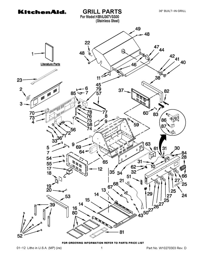 Diagram for KBNU367VSS00