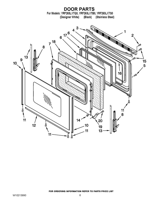 Diagram for YRF263LXTS0