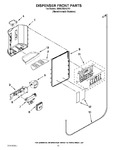 Diagram for 08 - Dispenser Front Parts