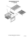Diagram for 03 - Freezer Shelf Parts
