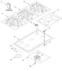 Diagram for Cooktop, Burner And Grate Parts