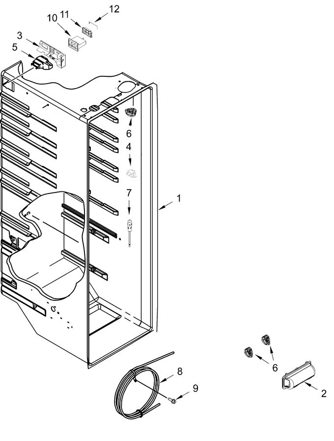 Diagram for WRS315SDHW09