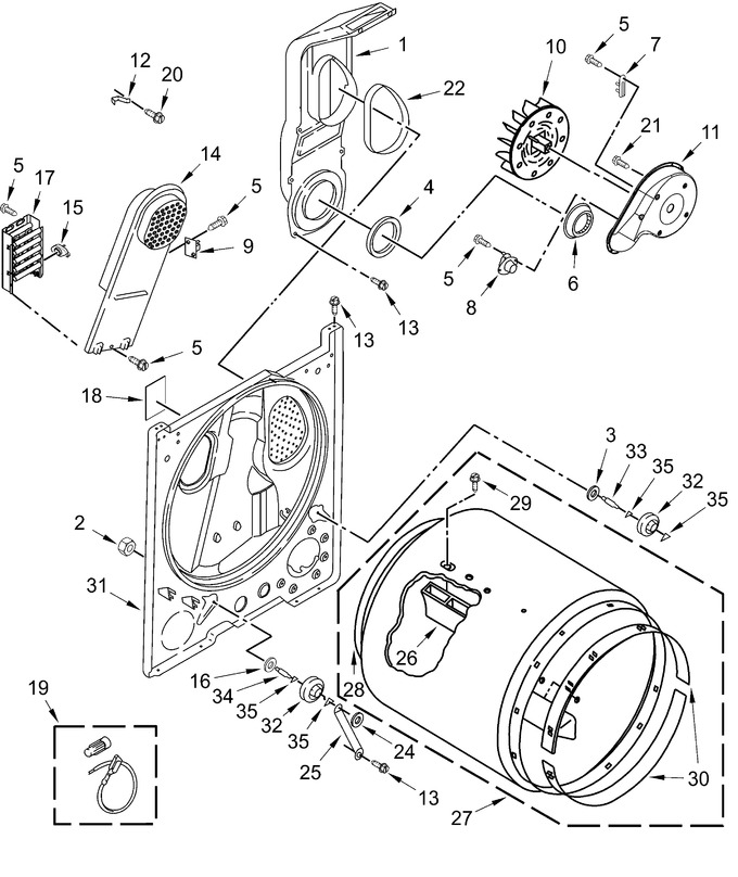 Diagram for YNED4655EW1