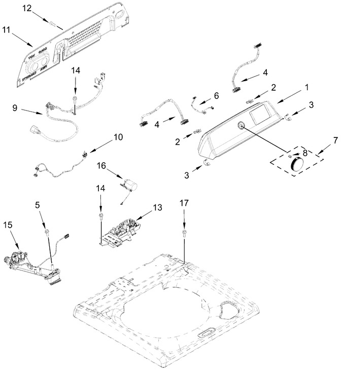 Diagram for WTW4105SW0