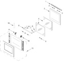 Diagram for Oven Door Parts