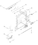 Diagram for Control Panel And Inner Door Parts