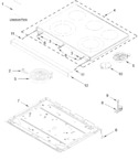 Diagram for Cooktop Parts