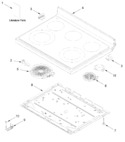 Diagram for Cooktop Parts