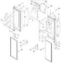 Diagram for Refrigerator Door Parts