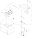 Diagram for Icemaker And Ice Container Parts