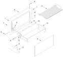 Diagram for Freezer Door And Basket Parts