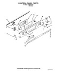 Diagram for 02 - Control Panel Parts