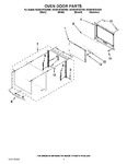 Diagram for 02 - Oven Door Parts