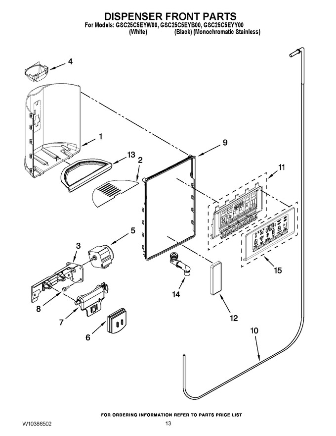 Diagram for GSC25C5EYW00