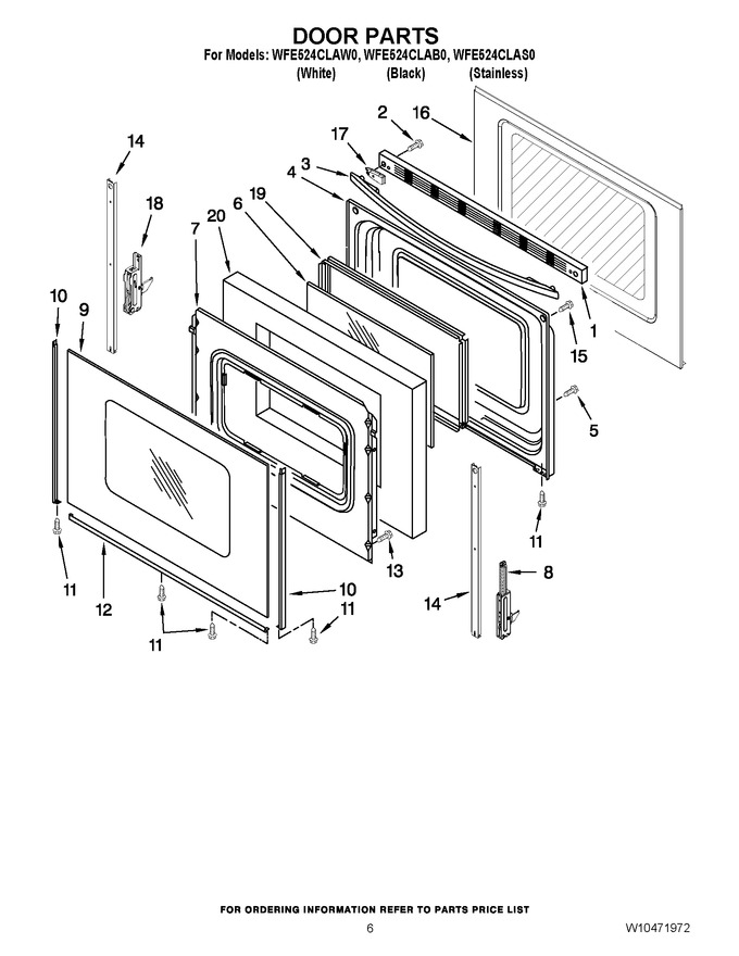 Diagram for WFE524CLAW0