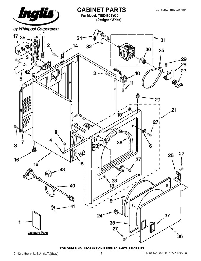 Diagram for YIED4600YQ0
