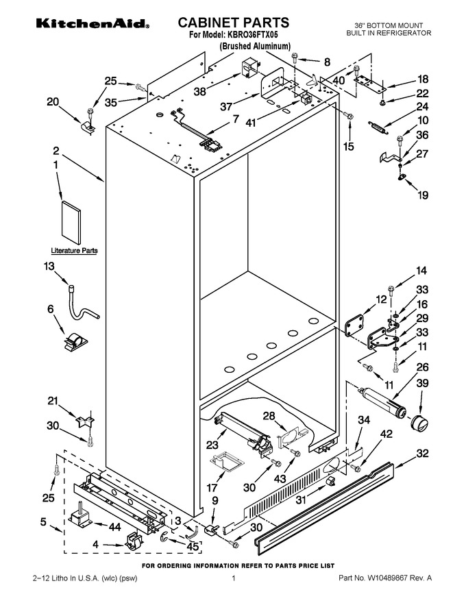 Diagram for KBRO36FTX05
