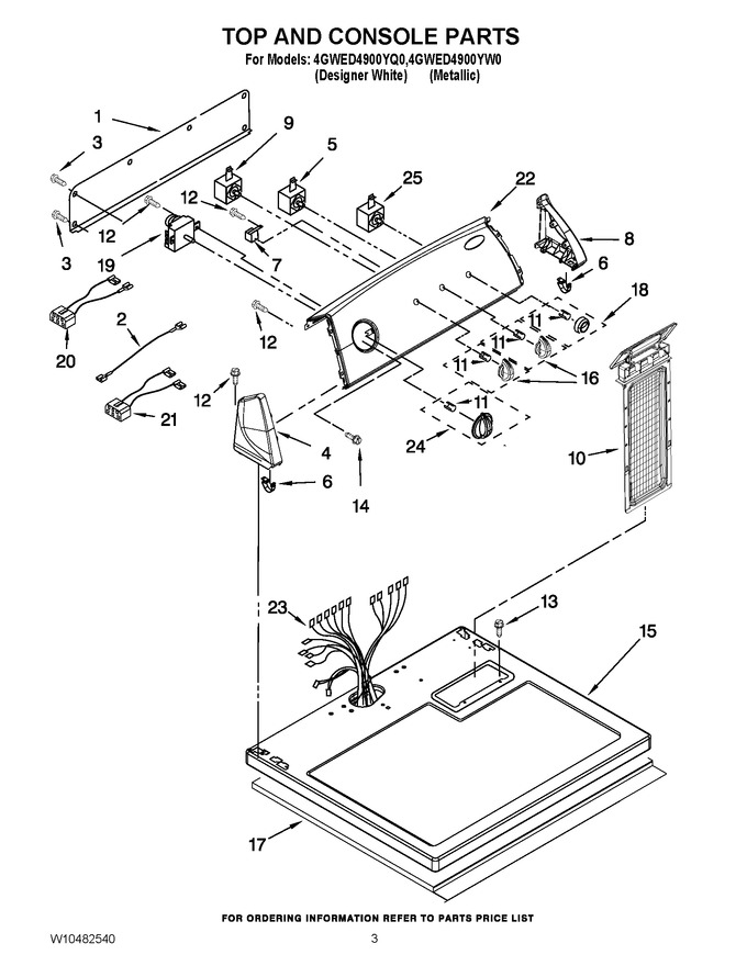 Diagram for 4GWED4900YQ0