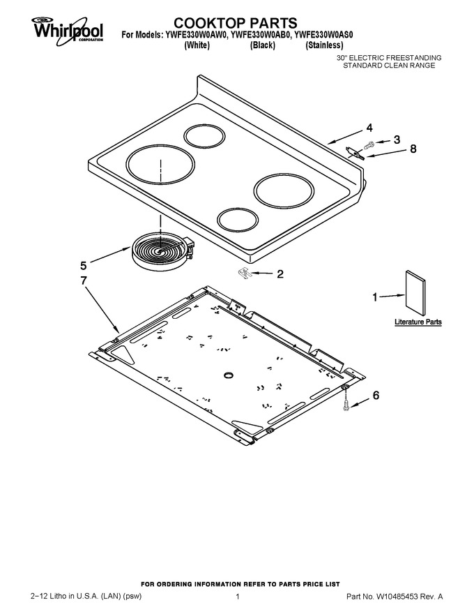Diagram for YWFE330W0AB0