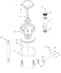 Diagram for Basket And Tub Parts