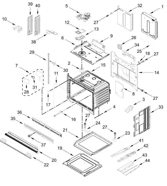 Diagram for KOED730SWH00