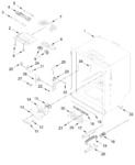 Diagram for Refrigerator Liner Parts
