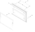 Diagram for Freezer Door Parts