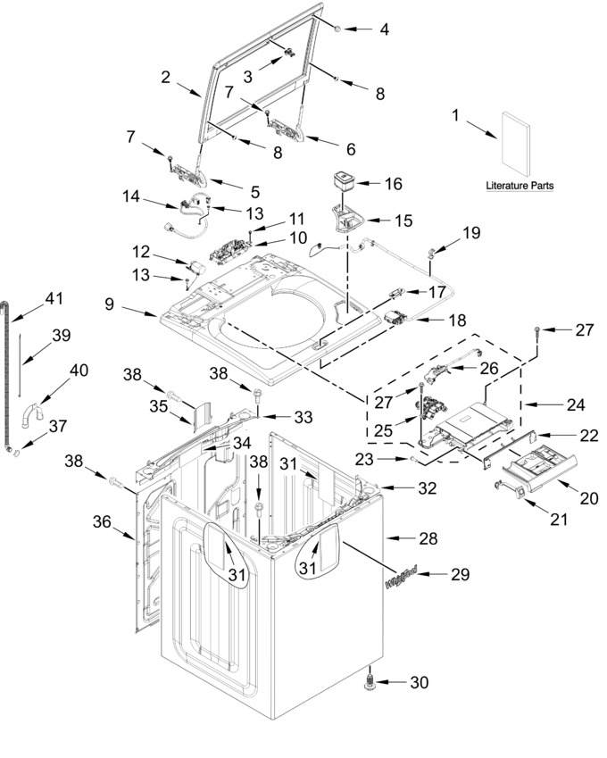Diagram for WTW5100HW6