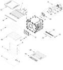 Diagram for Internal Oven Parts