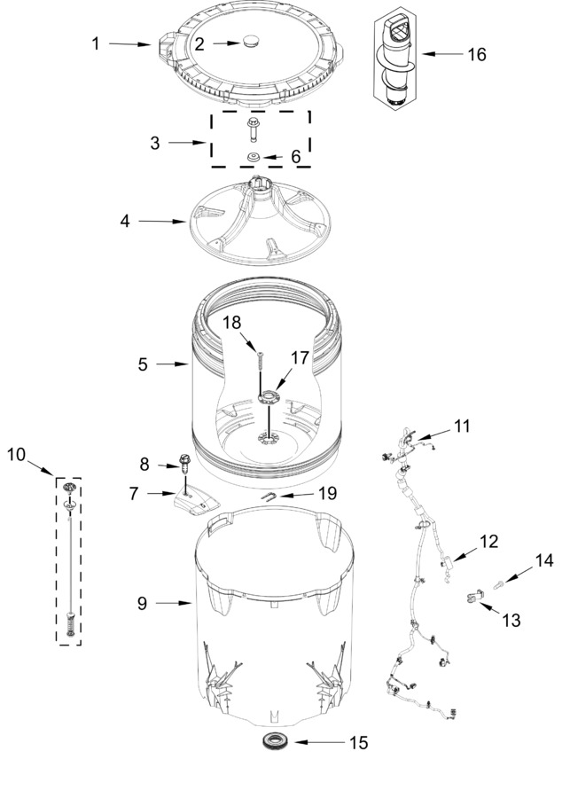 Diagram for WTW4307SW0