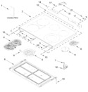 Diagram for Cooktop Parts