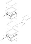 Diagram for Refrigerator Shelf Parts